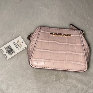 blush pink coin purse